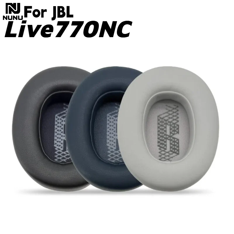 

Replacement Protein skin memory foam Ear Pads With buckle For JBL Live 770NC Headphone earmuffs repair parts