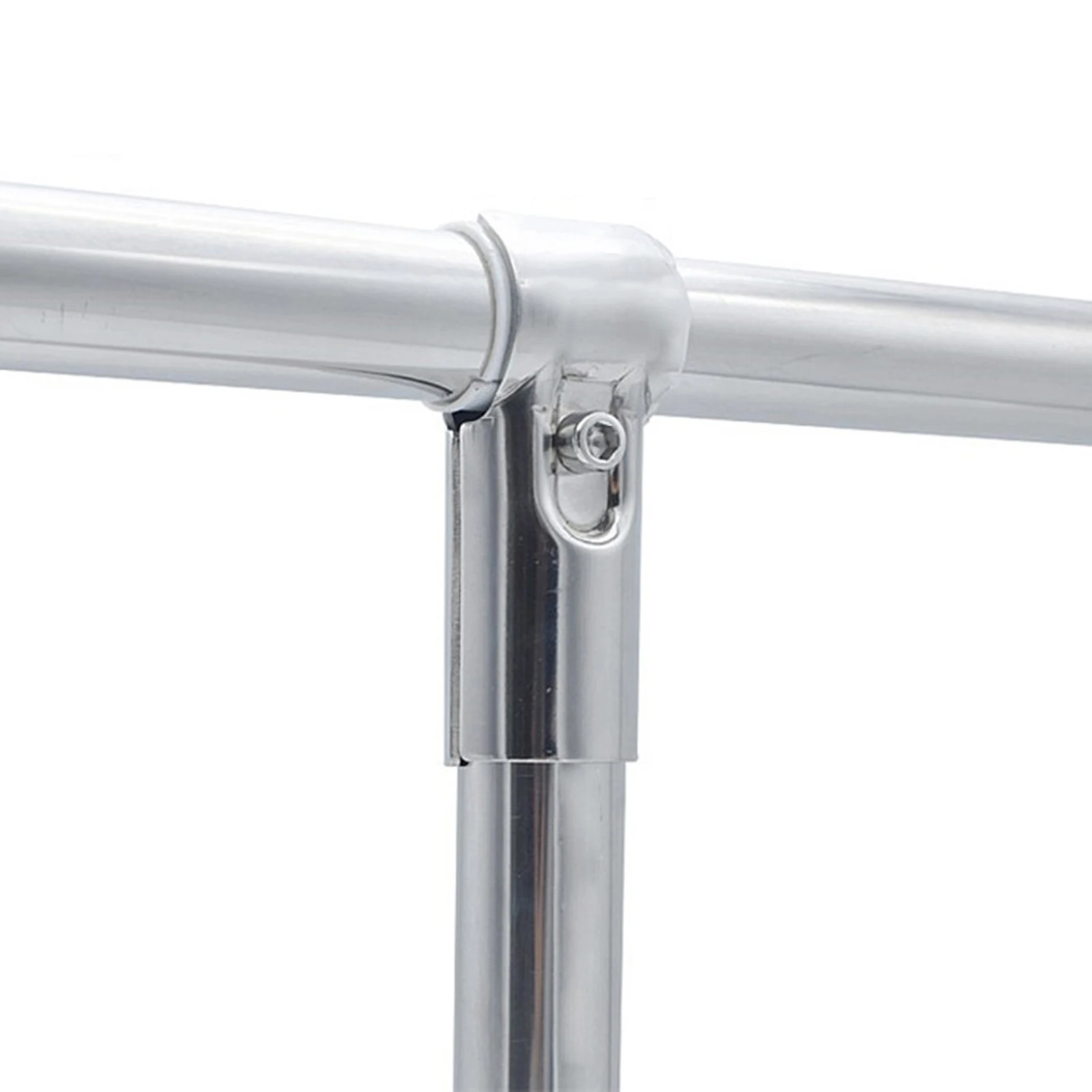 

4pcs Stainless Steel Tube Connector Clip T Clamp For Fence End Rail Bracket Farm Shed Greenhouse Shelf Support Clamps