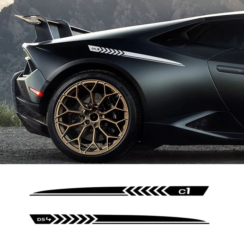 

Car Door Side Stickers for DS3 DS4 DS5 DS6 DS7 C1 C2 C3 C4 C5 C6 C8 C-CROSSER C-ELYSEE JUMPY Nemo PICASSO VTS Decoration