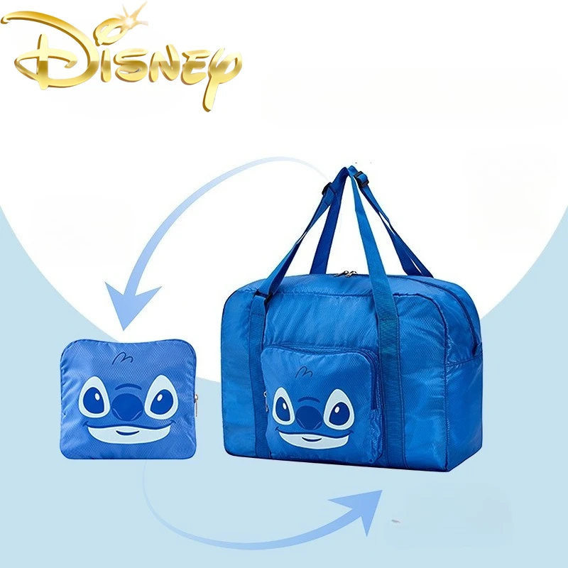 Disney's New Portable Travel Handbag Foldable Fashion Travel Bag Large Capacity High Quality Cartoon Travel Storage Luggage Bag