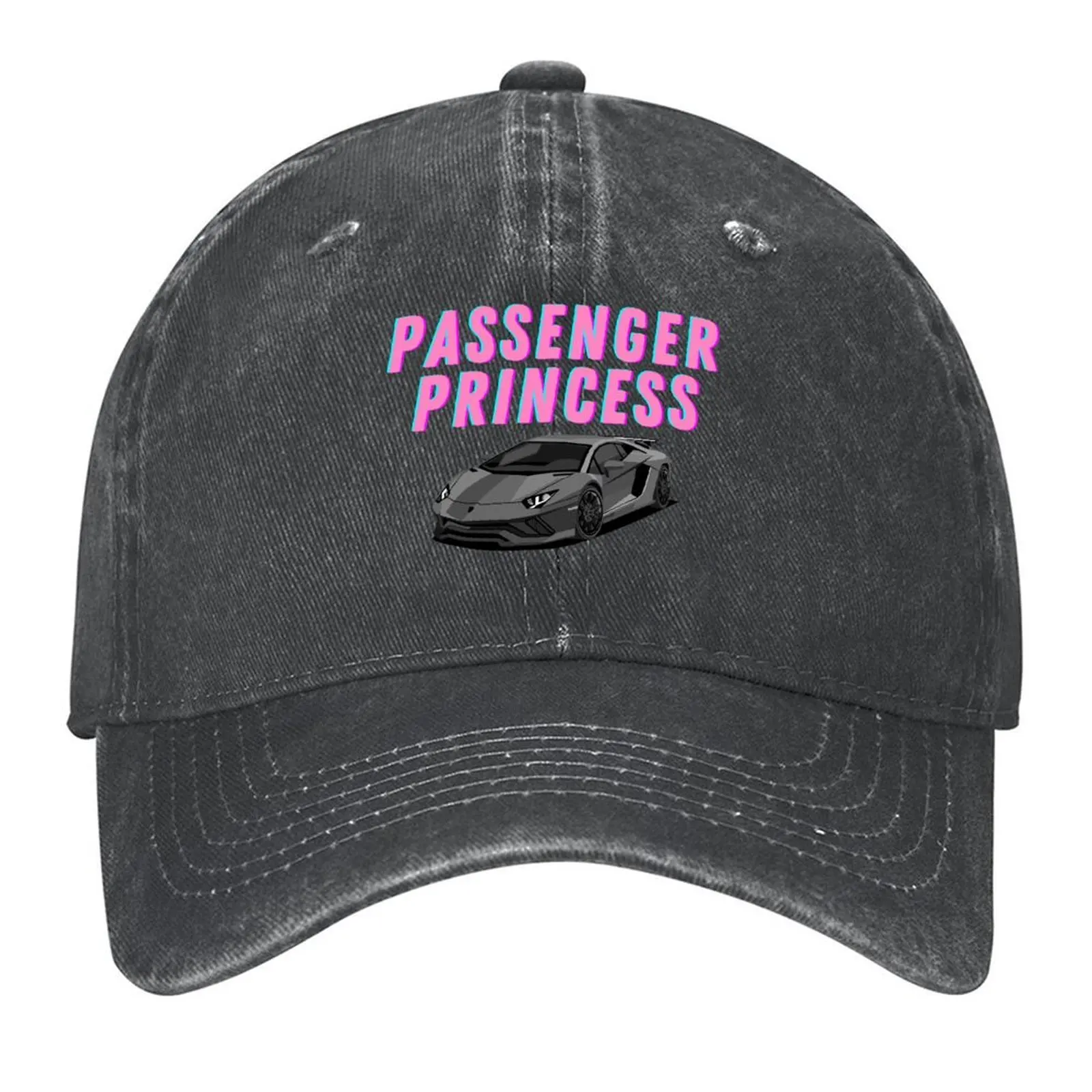 

Passenger Princess Pink Anime Car Baseball Cap Rave Anime party Hat Military Tactical Cap Girl'S Hats Men's