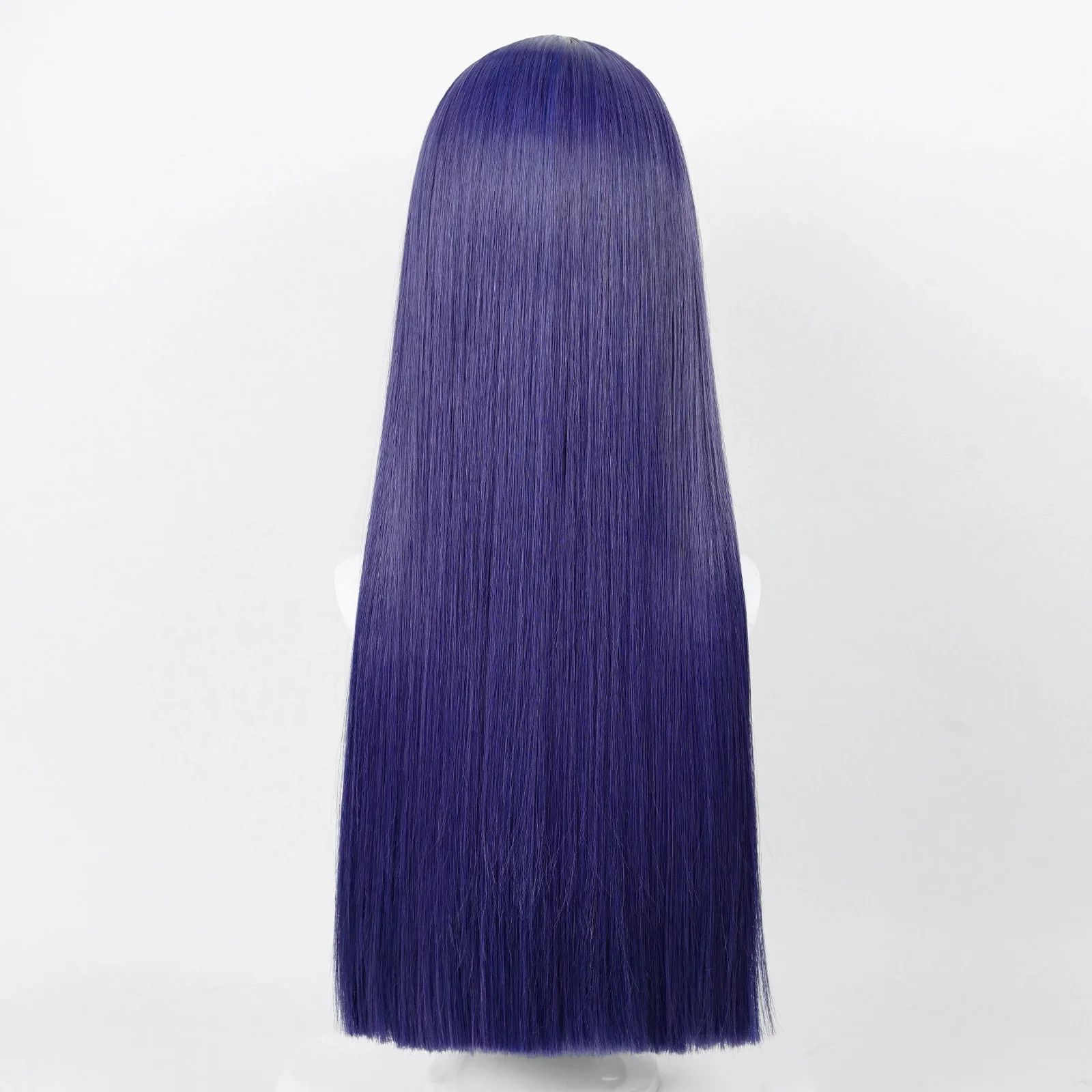 RANYU Honkai Star Rail Pelageya Wig Long Synthetic Straight Blue Purple Game Cosplay Hair Wig For Party Comic Con