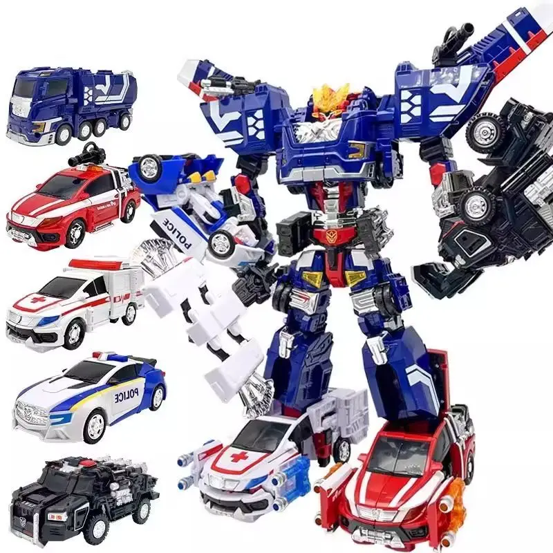 

Hello Carbot 5IN1 Robot Deformation Toy Storm-Reforged X3 Action Figures Toys for Kids Boys Birthday Gifts Collection Models