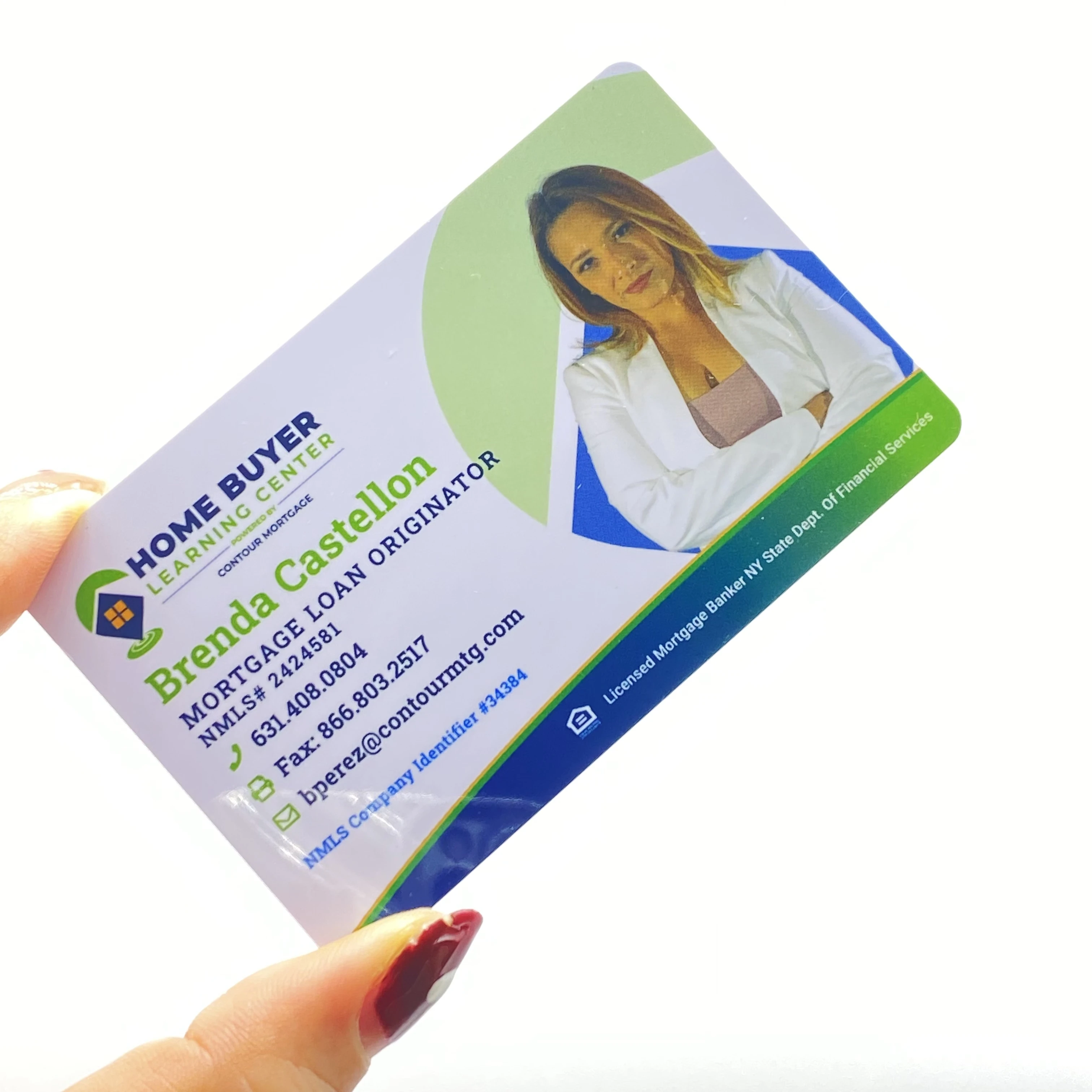 Cartão de visita de plástico acrílico de alta qualidade para capa de revisão do Google