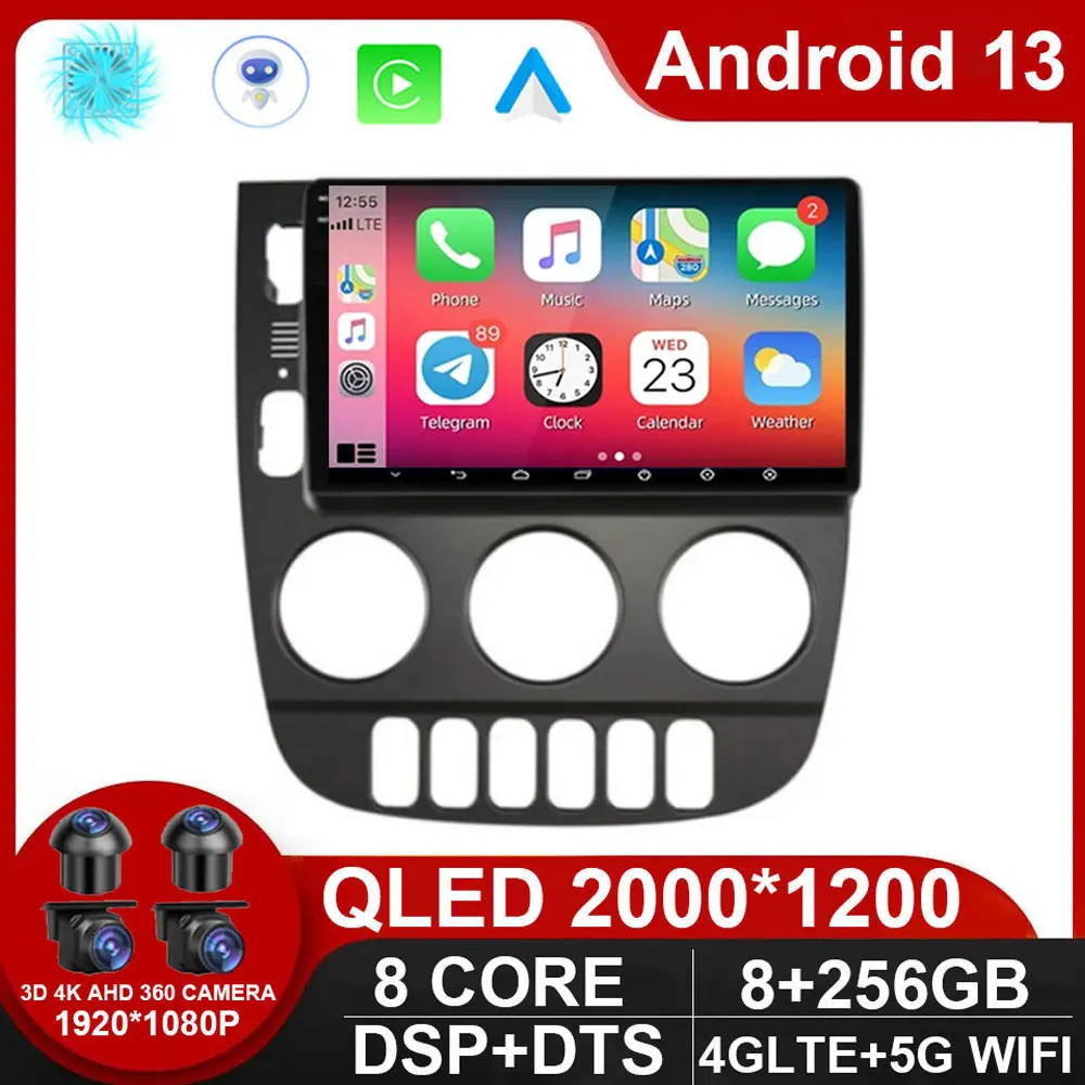 Android13 For Mercedes Benz M-Class W163 ML 1997- 2005 LHD Multimedia Car Player Auto Radio Navigation GPS Stereo No 2din DVD BT