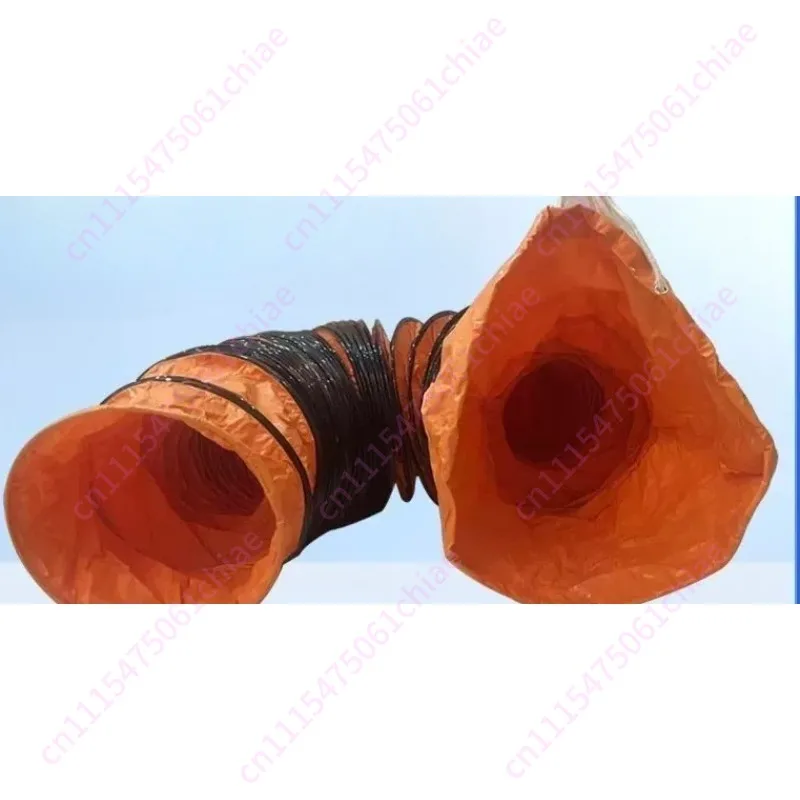Ventilation Pipe Portable Convenient Mine Breeding  Exhaust Pvc Spiral Skeleton Canvas Telescopic Pipe