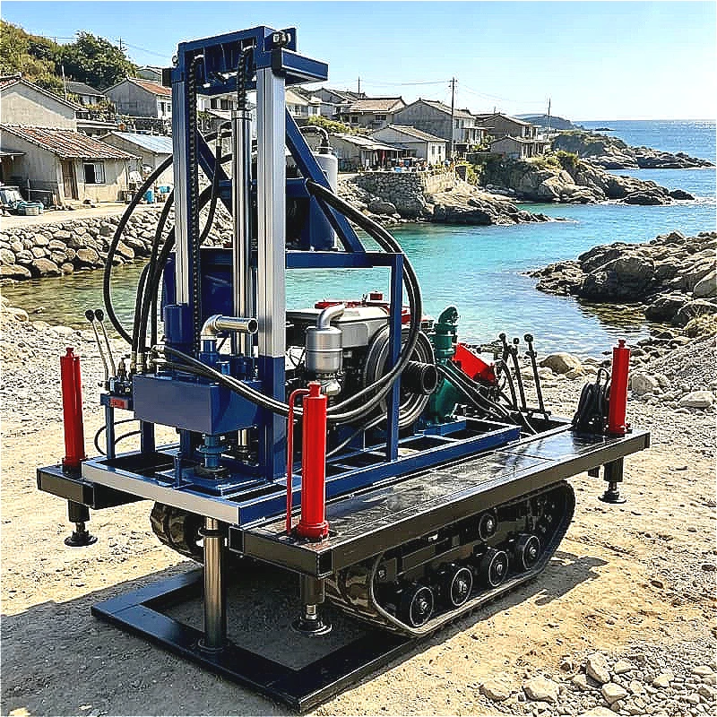 Comprehensive Small Water Well Drill Rig Portable Hydraulic 160m For Farm Irrigation Geological Water Well Drilling Customized
