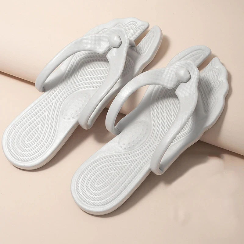 Summer Folding Slippers Women EVA Flip-Flops Men Trip Travel Portable Slippers Home Hotel Couple Bathing Slides Soft Beach Shoes