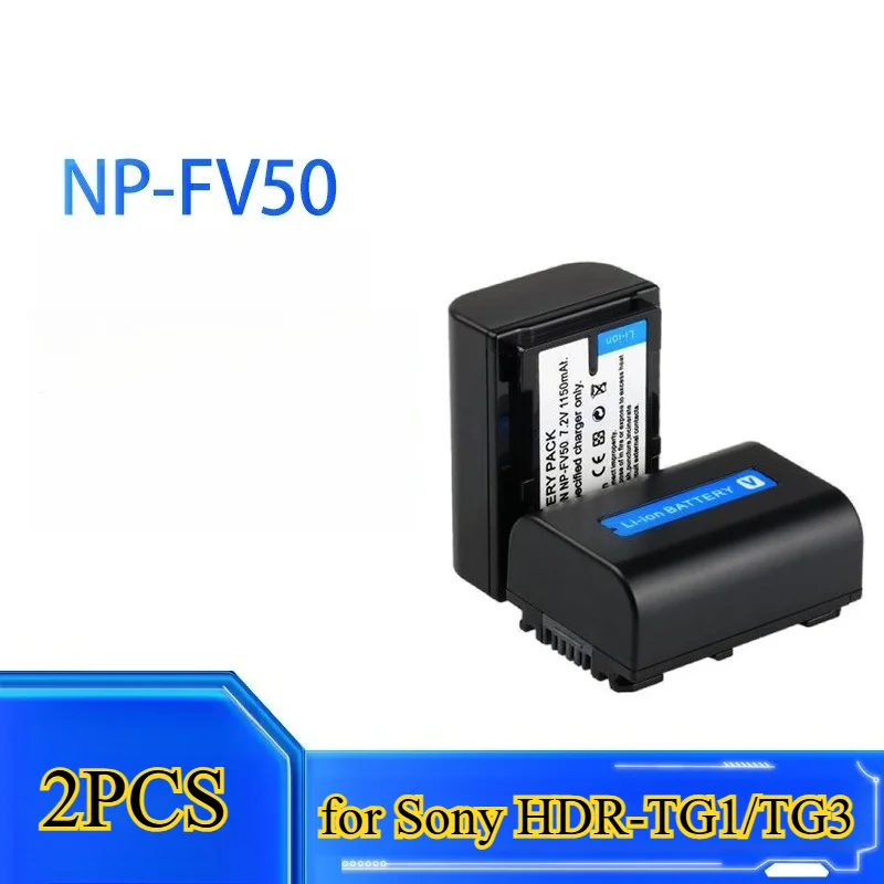 

Сменный аккумулятор NP-FV50 2 шт., 1150 мАч для видеокамер Sony HDR-TG1/TG3E — оригинальный литий-ионный аккумулятор с защитой от перезарядки
