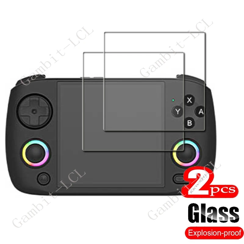 2PCS FOR Anbernic RG CubeXX Handheld Game Console 3.95Inch Tempered Glass ON RGCubeXX 9H HD Screen Protector Film Cover