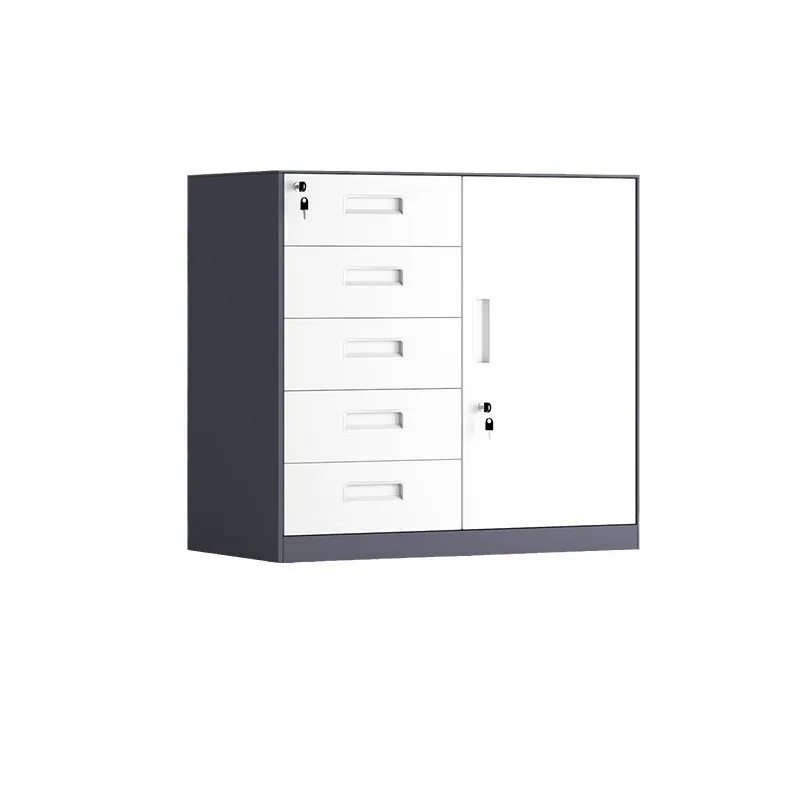 

File cabinet Office information Iron cabinet Household three drawers Locked locker Grocery cabinet Thickened