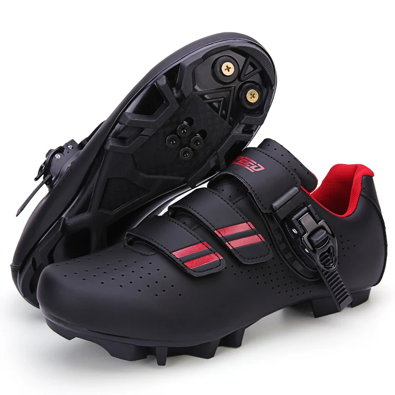 

Men's Mountain Bike Shoes Riding Speed Sneakers Flats Road Riding Boots Clips Pedals Spd Mountain Bike Sneakers Women's Racing