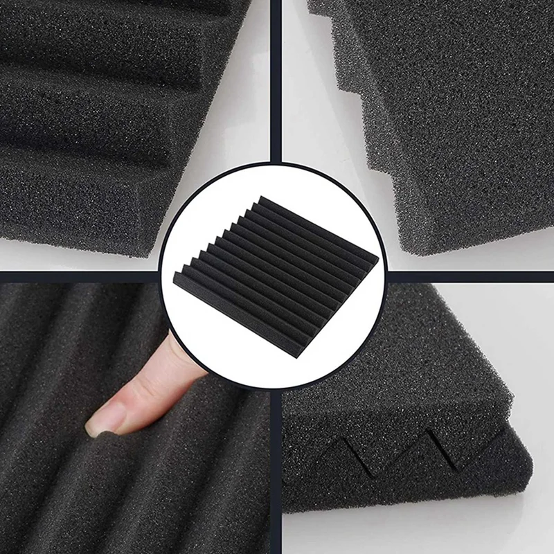 180 Pcs Sound Insulation Board Sound Insulation Studio Foam,For Wall Sound Insulation Board,For Home Studio,2.5X30x30cm