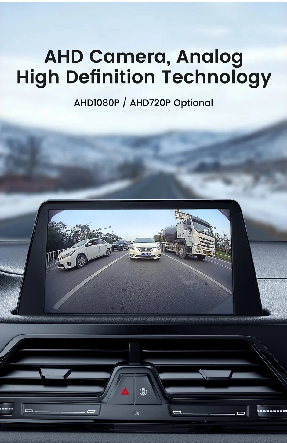1080P/720P AHD Full HD Nachtsicht Rückansicht Backup Kamera Rückfahr Vorderseite Für Lkw Bus schwere Fahrzeug RV Lkw Van Pickup – Detail 7