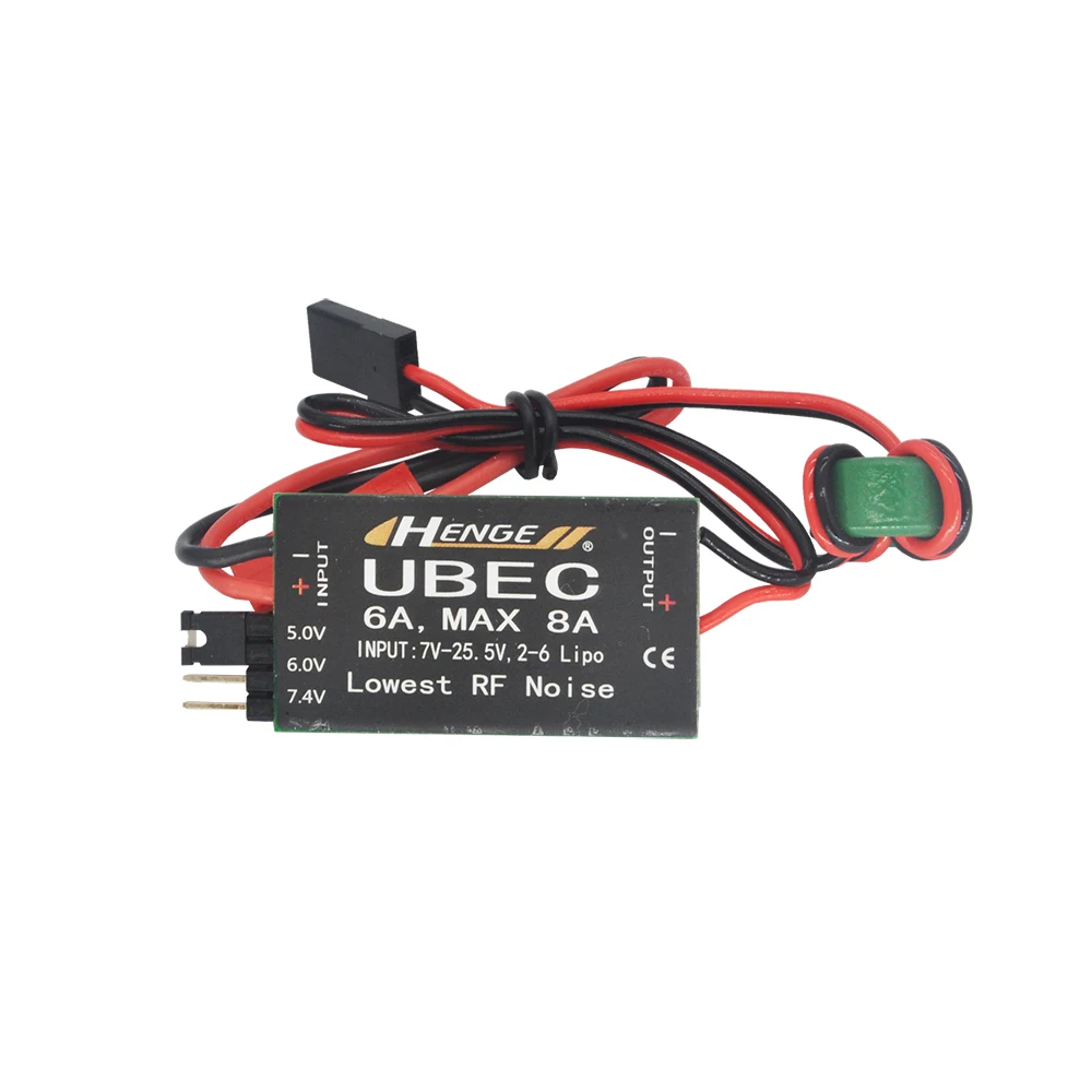 HENGE 6A UBEC Output 5v / 6v 6A / 8A,2-6S LIPO 6-16 cell Ni-Mh Input Switch Mode UBEC BEC LV for RC Airplanes