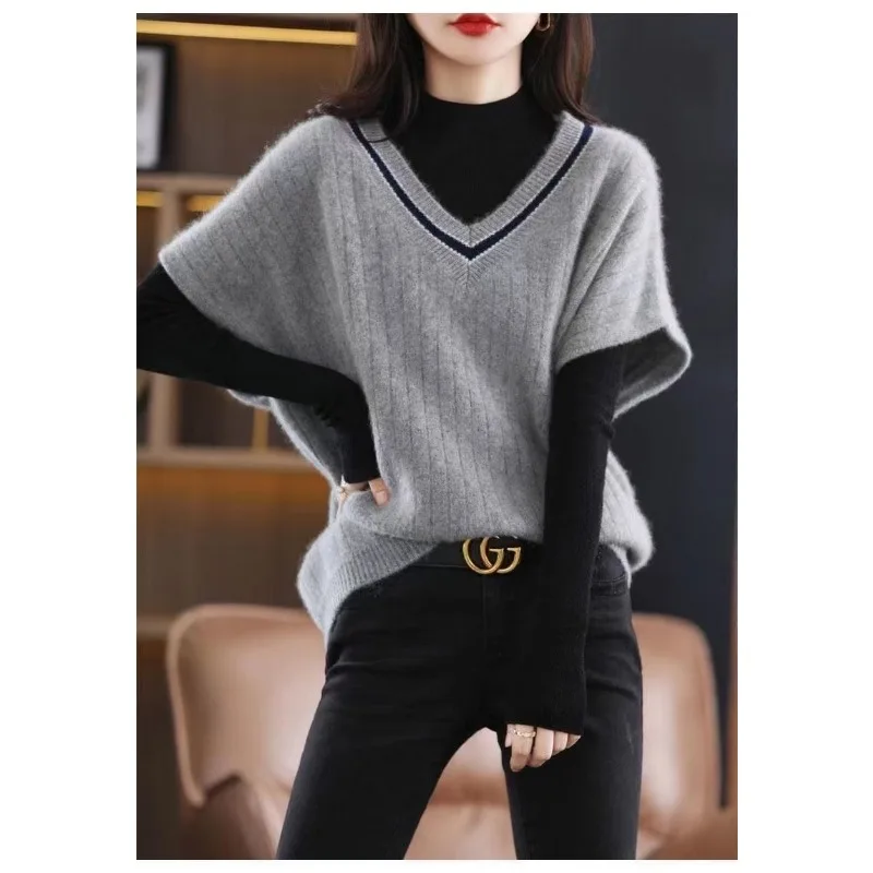 الخامس الرقبة رقيقة سترة سترة المرأة سترة فضفاضة سترة ملابس خارجية 2025 الخريف والشتاء تنوعا #2