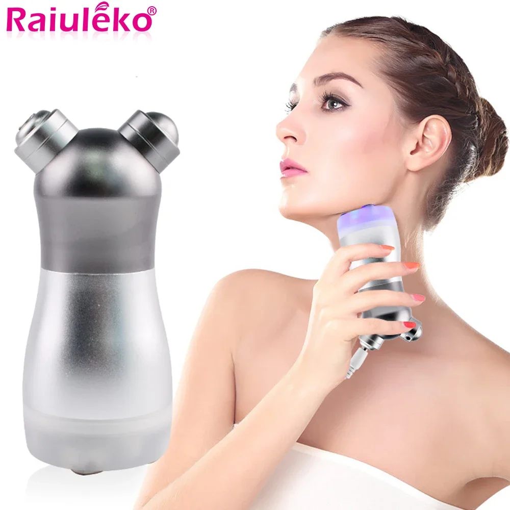 

LED Photon Moisturizing Facial Lift Massager Professional Needleless RF Perforation Lifting and Firming Facial Beauty Equipment