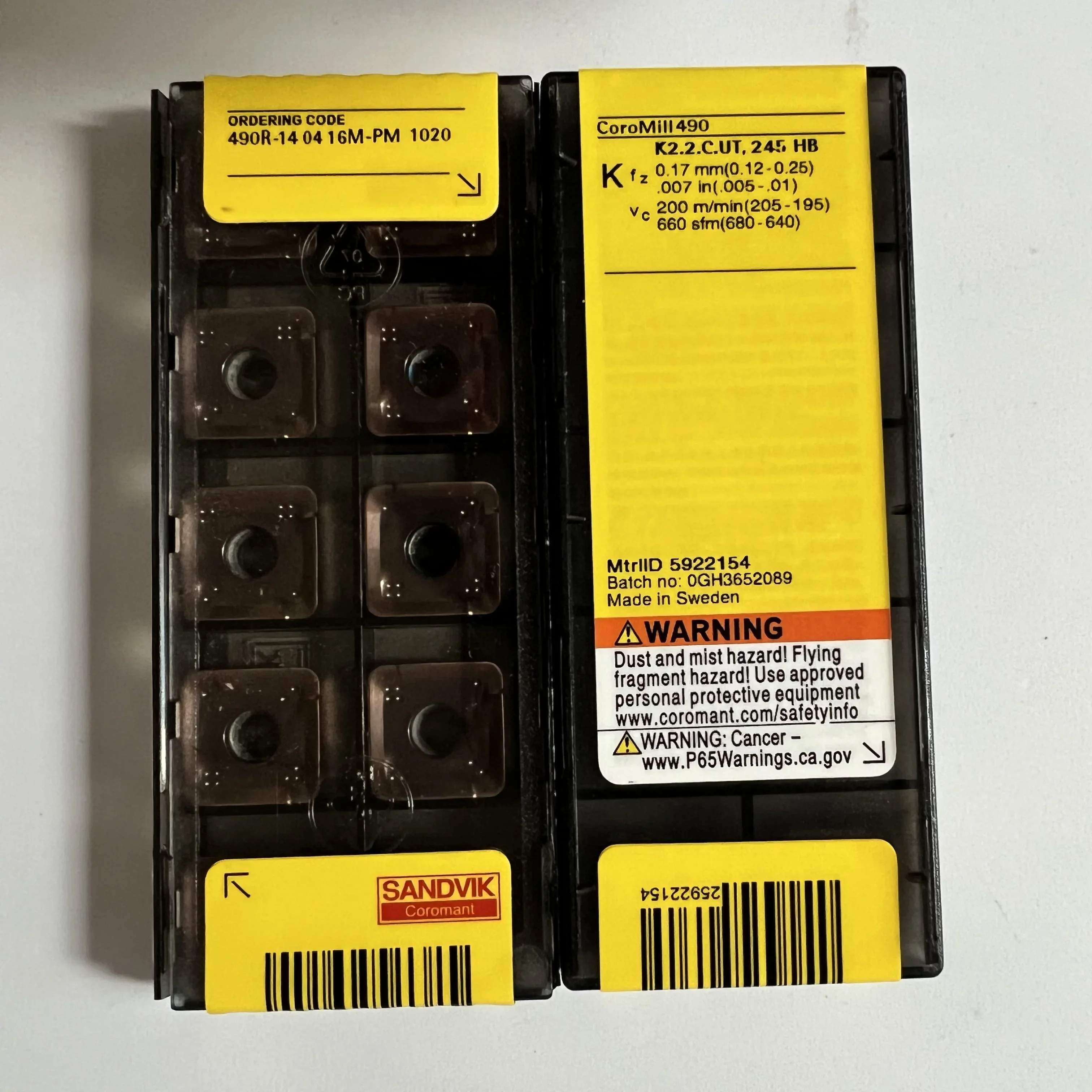 

490R-140416M-PM 1020 Original 490R-140416M-PM 1030 CNC blade