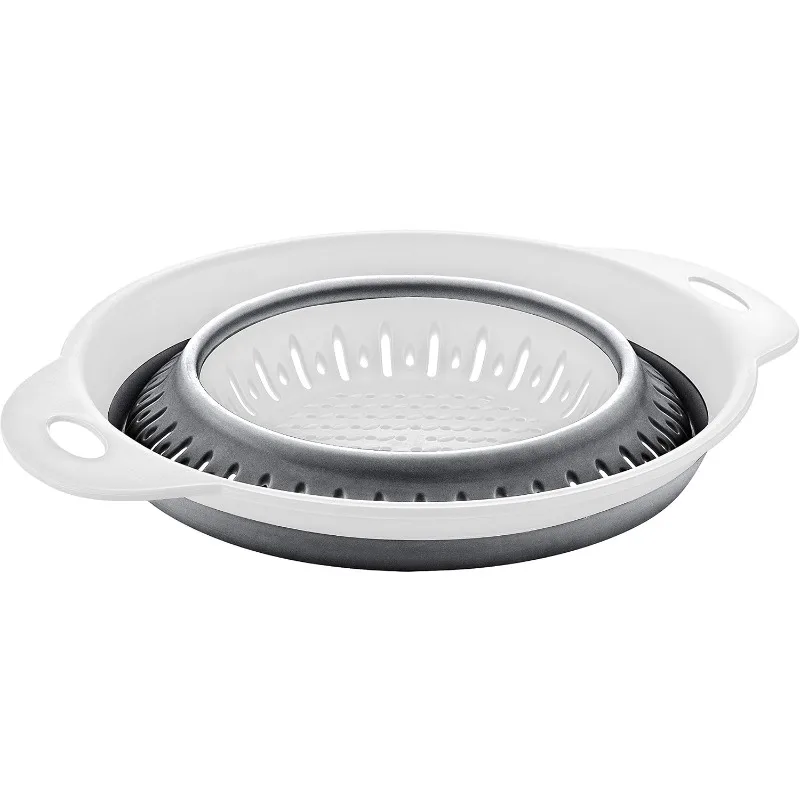 Collapsible Colanders (Strainers) for Fruit Vegetable Food Sizes 8