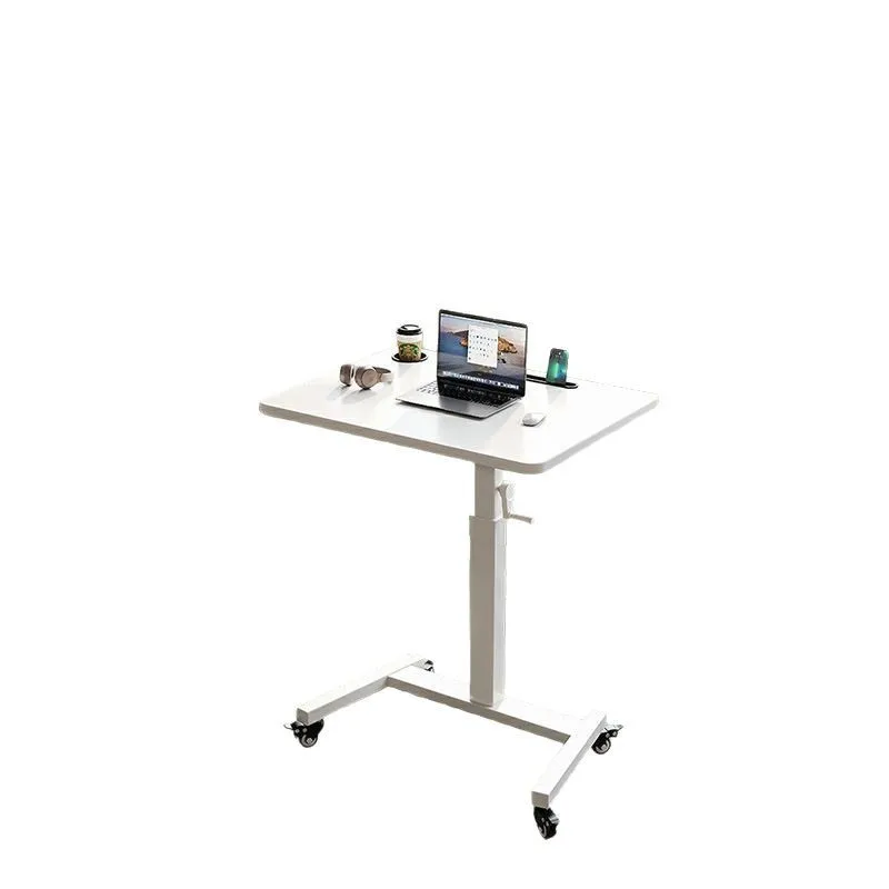 Small apartment artifact small mobile desk all solid wood bedside home desk computer desk study table multi-function
