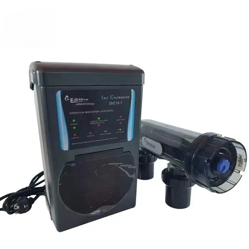2025 Water Crown Salt Water Chlorinator for Swimming Pools Electrolysis Chlorine Generator for Circulation Disinfection