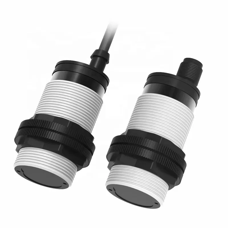 PR30S Plastic Cylindrical Photoelectric Sensor Through Beam Plug (PR30S-TM20DNC-E2) 20m Sensing Distance Infrared LED NPN Output