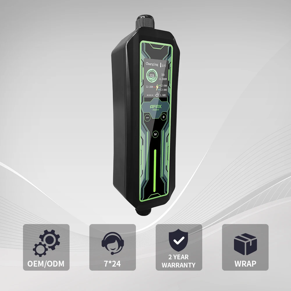 Hot Sale 7KW Portable EV charging type1 Variable Power Wall-mounted AC Wallbox