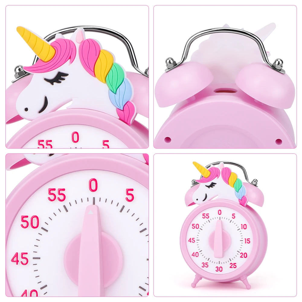 Unicorn Visual Timer For Kids Timer 60-minutes Countdown Suitable For Children Adult Frog Timer Management Tool For Teaching