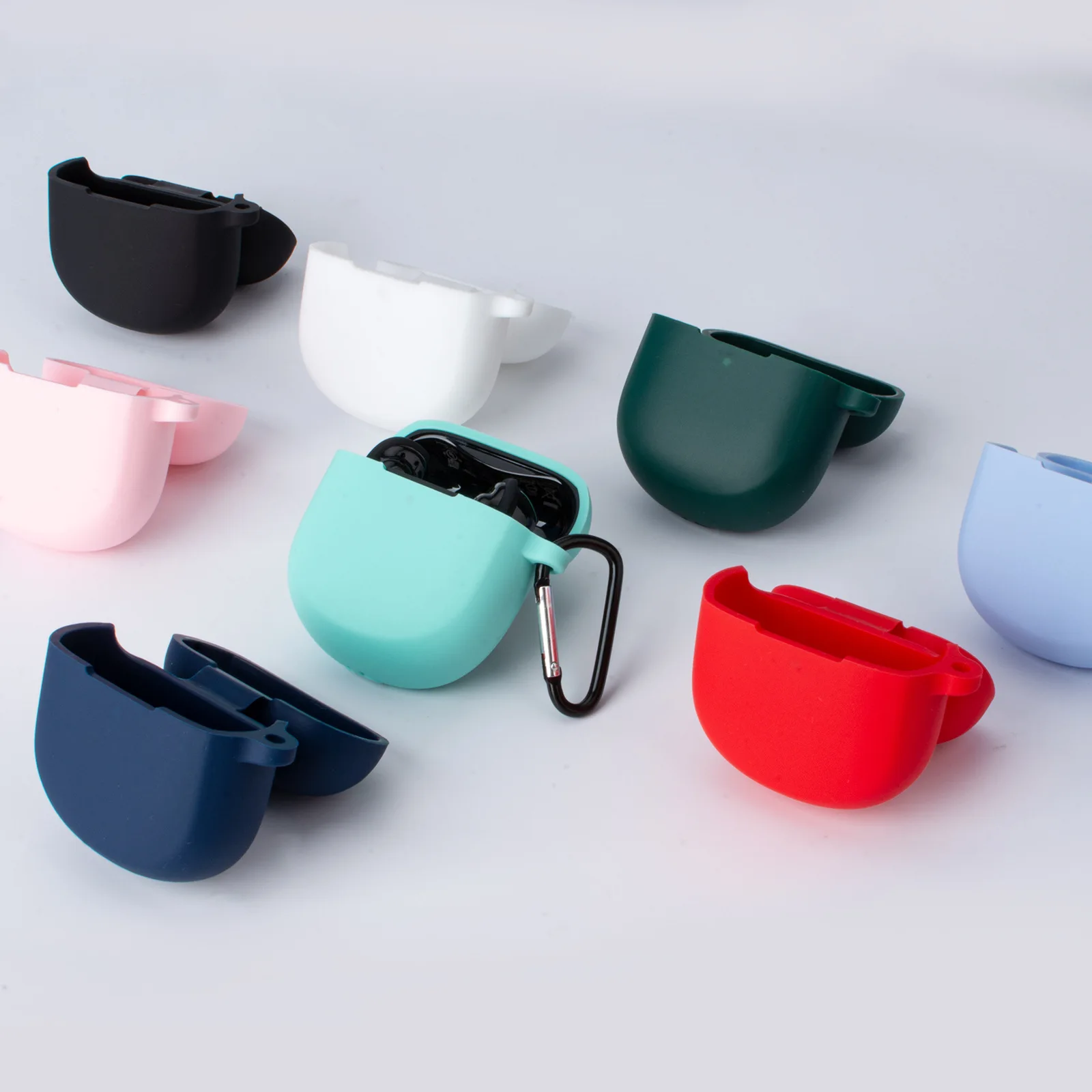 

Silicone Earphone Case For Bose QuietComfort Earbuds II Protective Wireless Bluetooth Earphone Soft Cover For Boses Earbuds 2