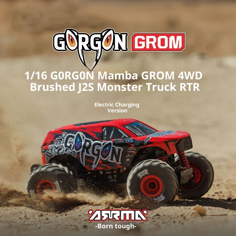 ARRMA GORGON 1/16 Little Magic Snake RTR GROM Control remoto simulación eléctrica 4WD cepillado 2S todoterreno modelo de vehículo de escalada