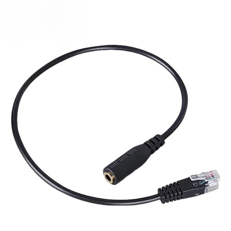 3.5mm Headset To RJ9 Phone Adapter 3.5mm Female Head Jack To 4P4c Male Plug Headphone Jack To RJ9 Cable