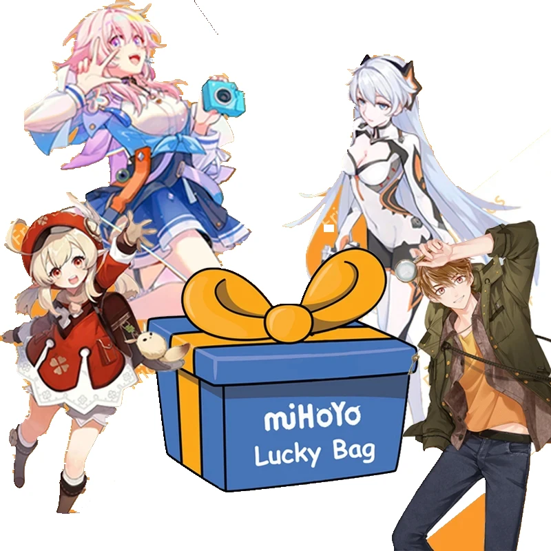 

[Genuine] miHoYo Game Cosplay Luck Bag Honkai Impact 3RD&Honkai: Star Rail&Genshin Impact&TEARS OF THEMIS Xmas Gift Anime Set