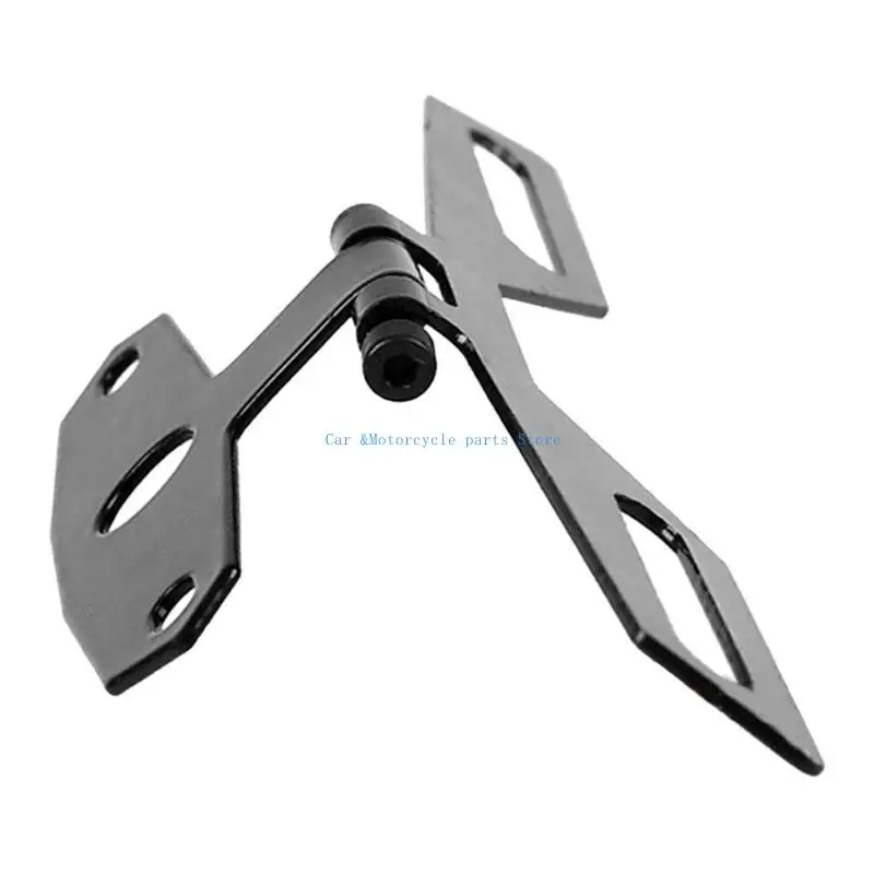 

Y9UC Easy Installation Motorcycle Rear Light Bracket License Plate Holder Wearproof Taillight Fixed Bracket