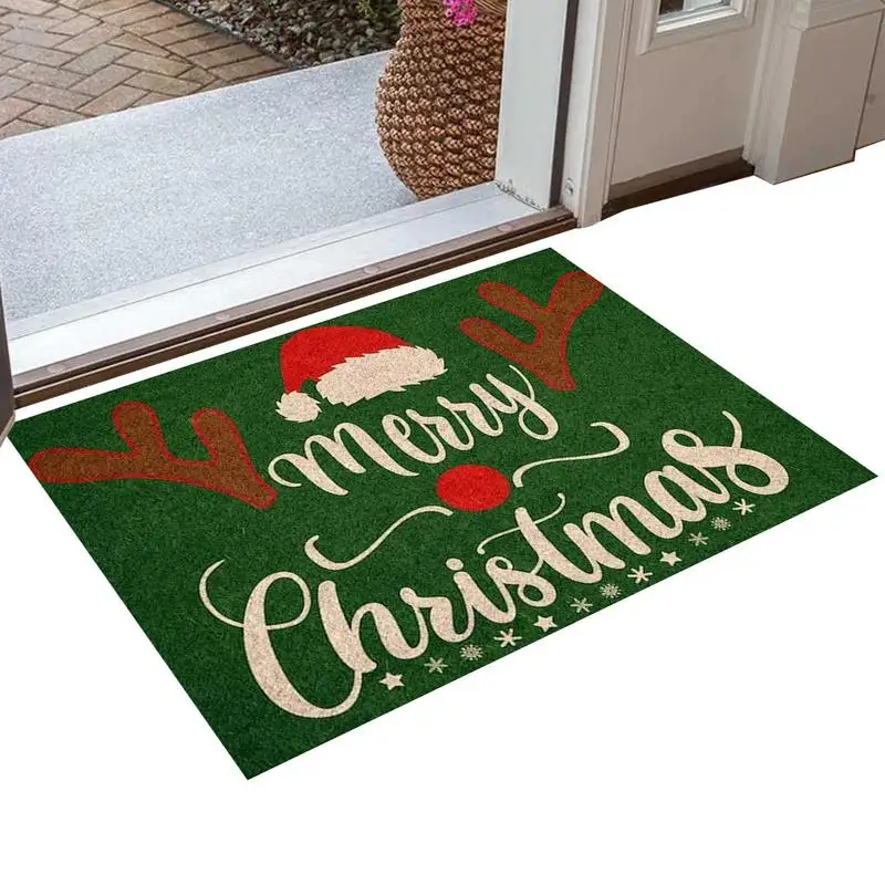 

Christmas Outdoor Mat Merry Christmas Rug Non Slip Doormat Carpet Floor Mat Absorbent Bathroom Rugs Merry Christmas Door Mat