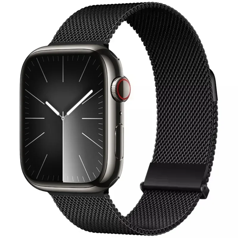 Ulepszony pasek Milanese Loop do Apple Watch Band 11 10 9 8 7 46mm 45mm 41mm Ultra 2 49mm Magnetyczny pasek iWatch 6 5 4 SE 44mm 40mm