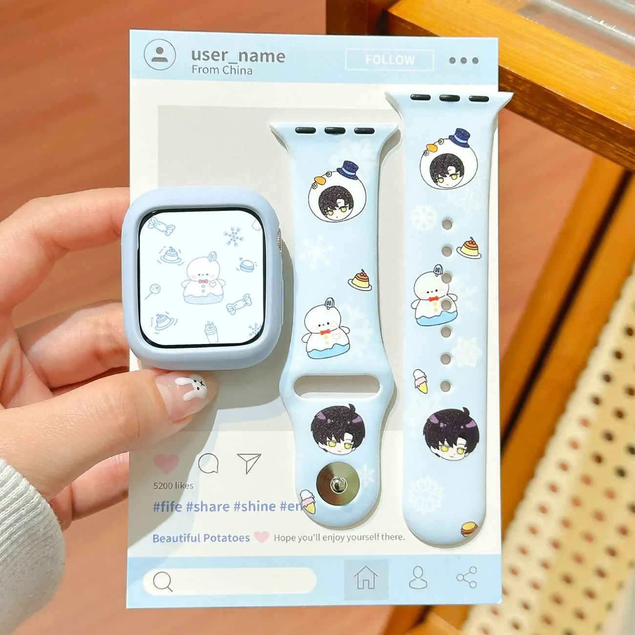 러브 앤 딥스페이스 제인 코스프레 만화 귀여운 팔찌 스 - Accessories With Watch 리뷰 및 가격