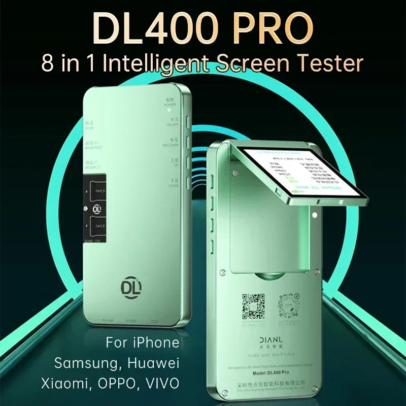 DL400 Pro LCD True Tone Recovery Programmer For iPhone 6-15PM Touch Screen Tester For Samsung Huawei Xiaomi Display Testing tool