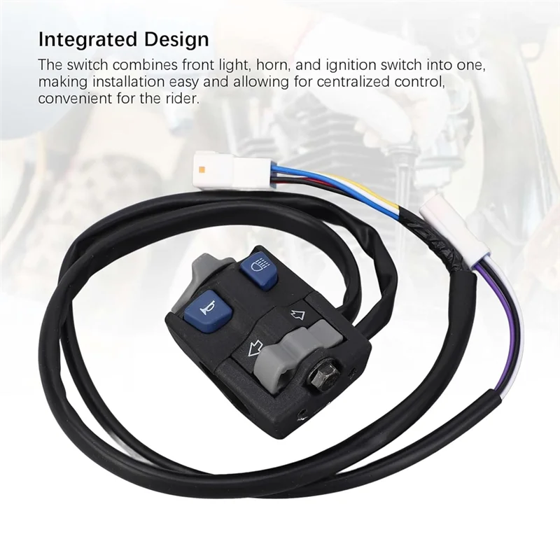 

For EXC XCW For EXCF TPI 125 150 200 250 350 450 500 Motorcycle Handlebar Control Headlight Horn Switch Integrated