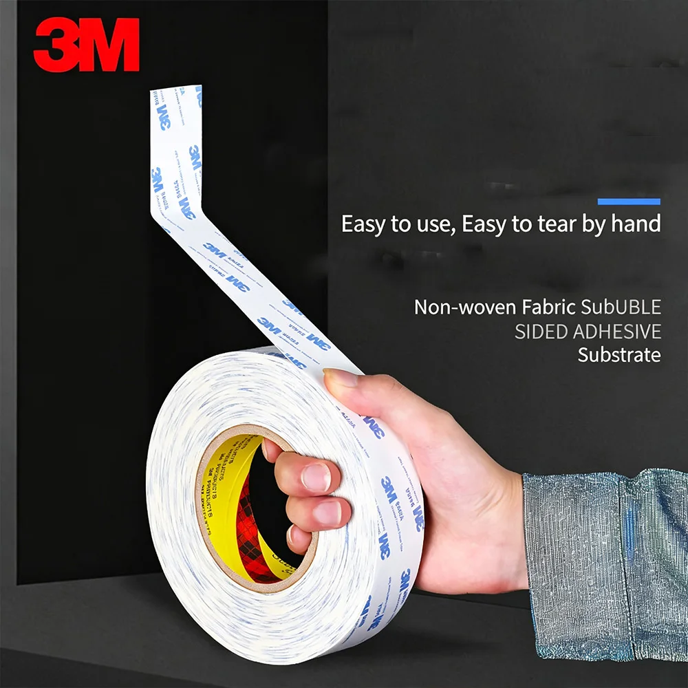 3M 9448A Double Sided Tape Ultra-thin Non-woven Fabric Strong Adhesive Tape For Electronic Repair DIY Decor Wall Mounting 1/5 Ro view 5
