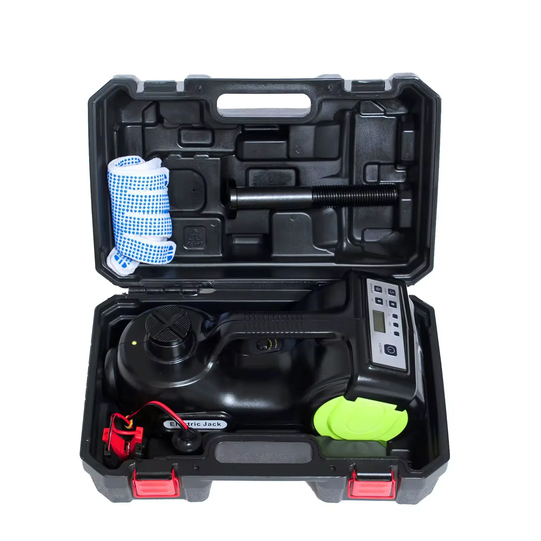 

Tools factory digital display portable 12V 45cm 5tons automatic electric hydraulic car jack for car lifting