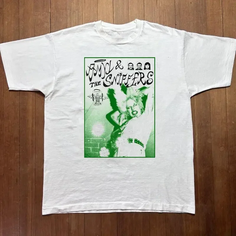 Amyl And The Sniffers Band Music Black T Shirt Cotton 7D1906