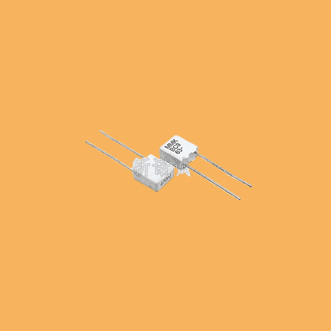 

50PCS/ 63V 474 0.47UF 63V 470NF MMK Correction Film Capacitor Foot Distance 5mm