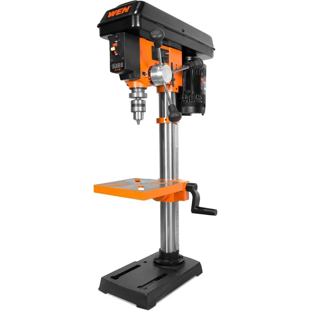 

Popular10-Inch 5-Amp Adjustable Cast Iron Benchtop Drill with Laser Guide
