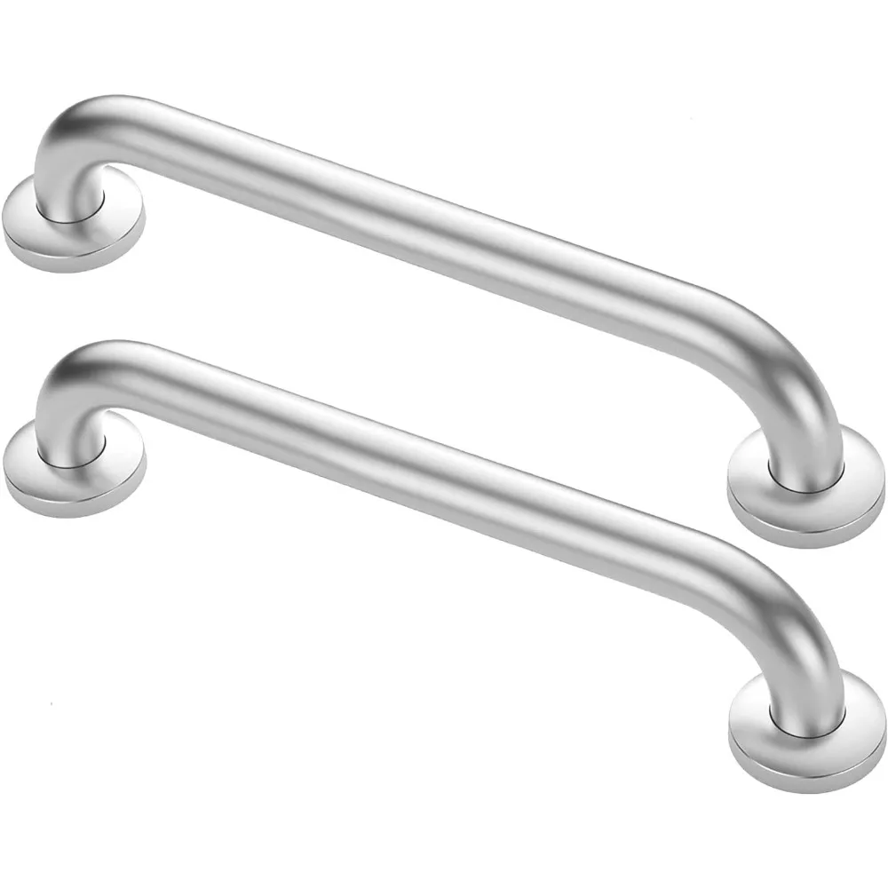 

Поручни для душа из матового никеля 18 x 1 1/4 дюйма, нержавеющая сталь для ванной комнаты Ern Bars для ванн и душа, скрытые sc