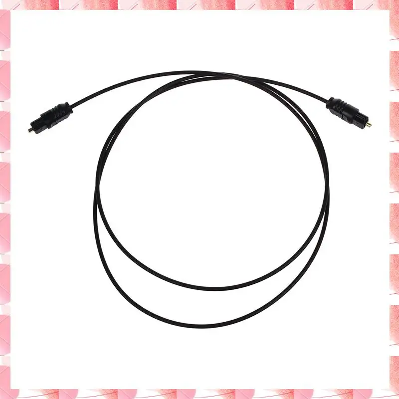 JAJA 3Pcs 3 FT 1.1M Metre Digital Fibre Optical Audio Toslink SPDIF MD DVD Cable Lead Plug