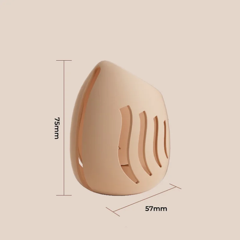 Draagbare Multi-hole Ventileren Make-up Spons Beschermhoes Siliconen Schoonheid Eieren Opbergdoos Cosmetische Bladerdeeg Stofdichte Organizer