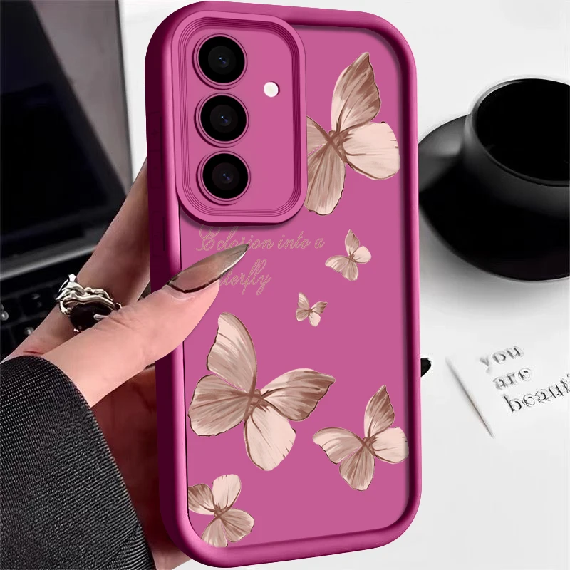 Schmetterling-Handyhülle für Samsung Galaxy A57 A18 A37 A27 A17 A56 A36 A55 A54 A15 A16 A35 S26 FE S25 S24 S23 S22 Ultra Plus Cover – Detail 9
