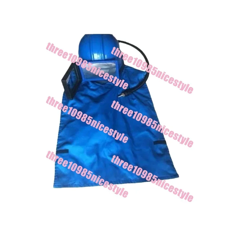 

Oxygen supply safety protection sandblasting helmet, sandblasting cap face mask, protective helmet sandblasting cap