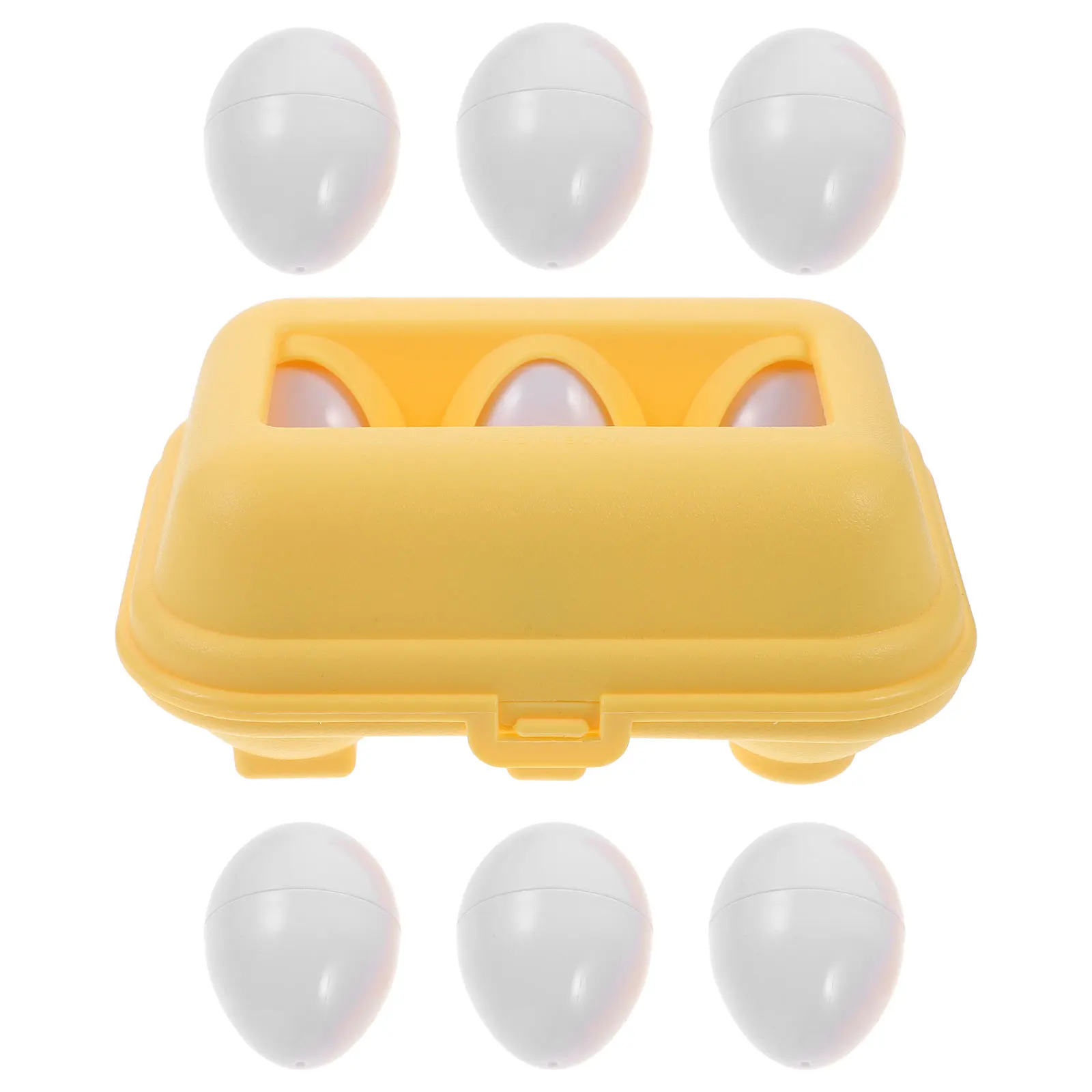 

6 Pcs Egg Matching Toy Baby Toys Learning Puzzle Eggs for Toddlers Plastic Kids