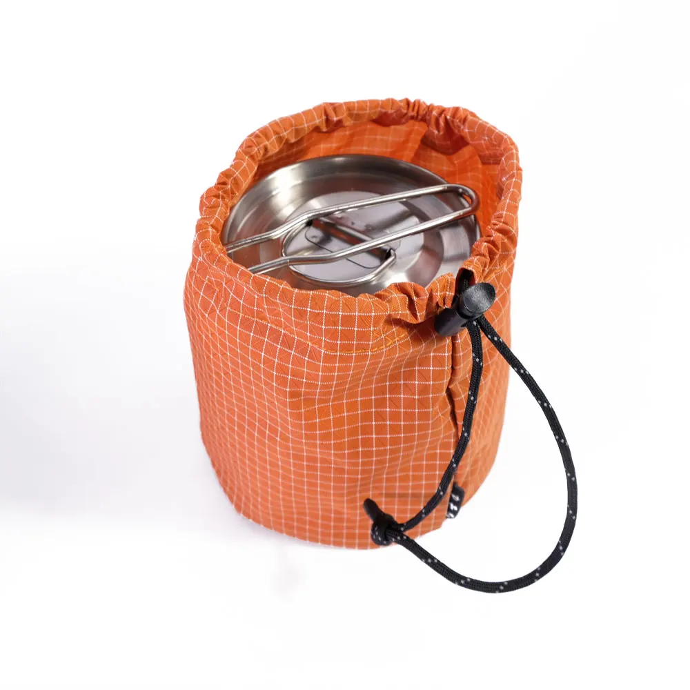 UHMWPE Water Bottle Storage Bag Outdoor Camping Kettle Storage Bag Lightweight Small Gas Tank Storage Jacketed Kettle Sundry Bag